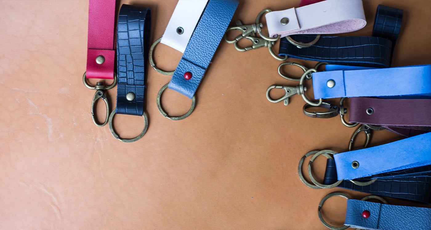 Custom Leather Keychains