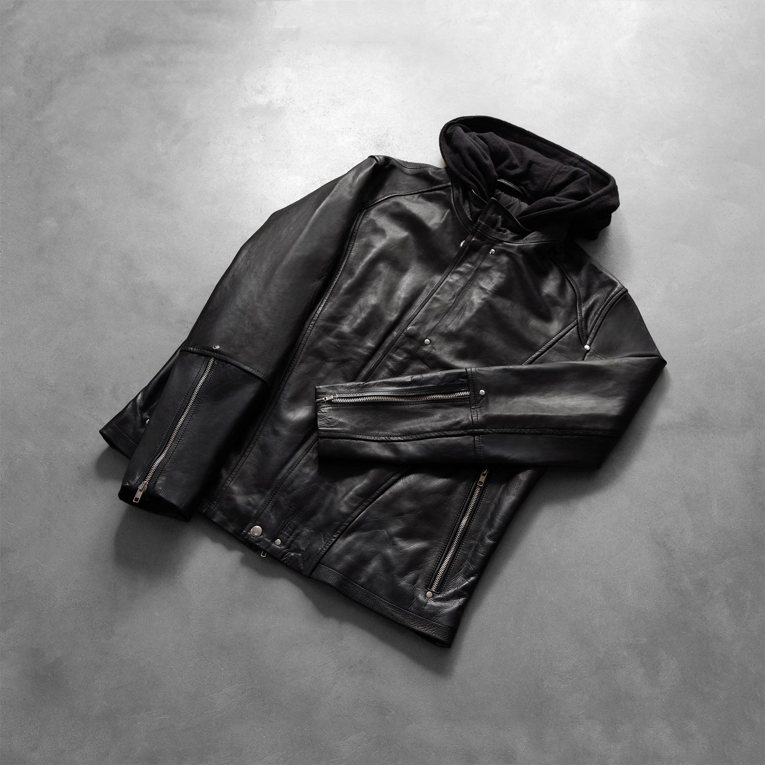 Men's Highschool Black Leather Jacket – The Jacket Maker